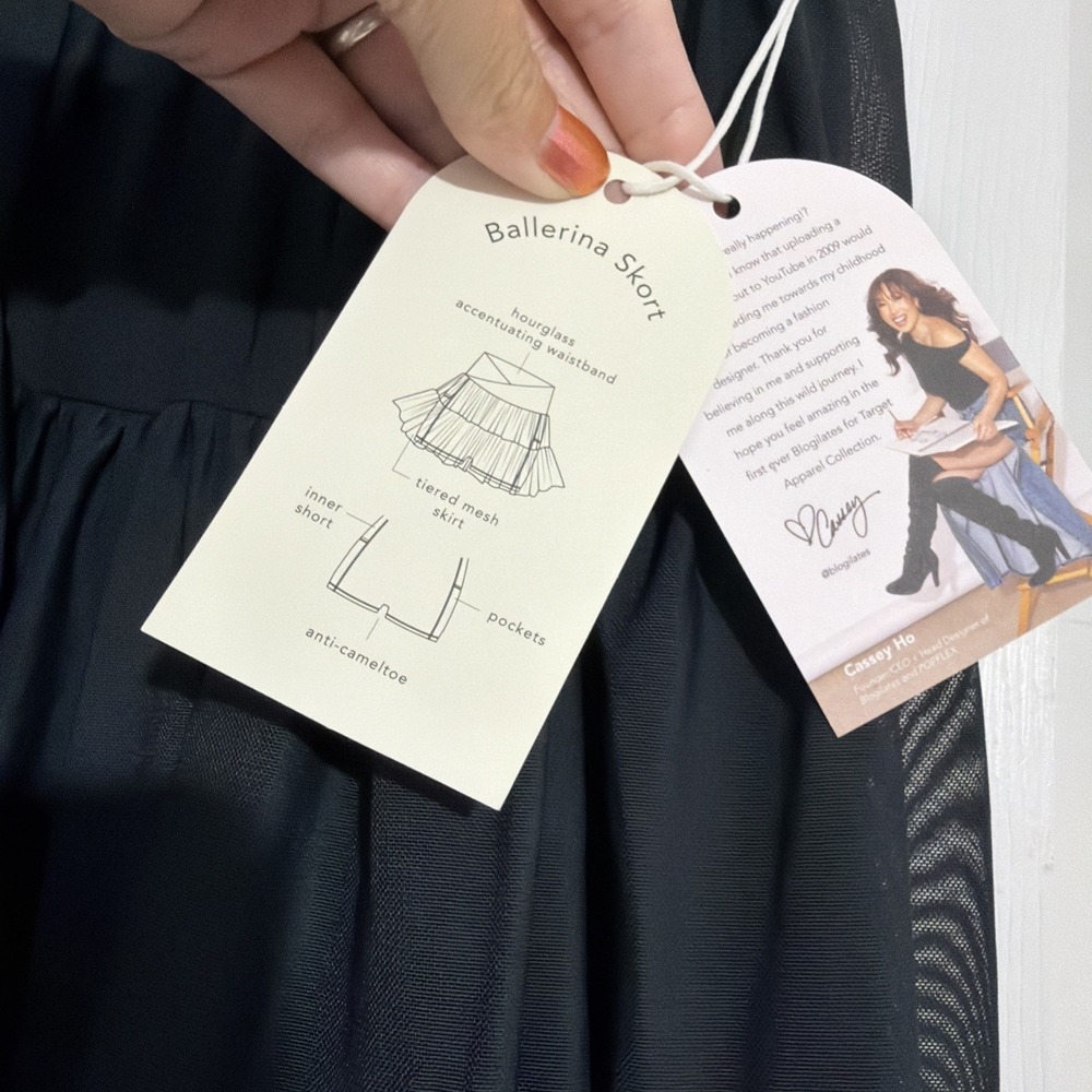 Blogilates Women Ballerina Skort - Black Medium - Picture 5 of 7